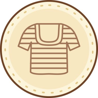 Tek izole edilmiş simgenin vektör illüstrasyonu