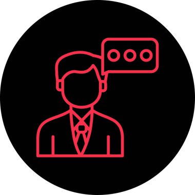 Moda tarzında izole edilmiş iş simgesi