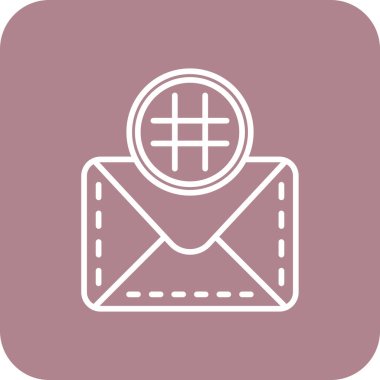 E- posta simgesi vektör illüstrasyonu