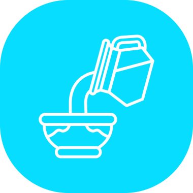 Gıda simgesinin vektör illüstrasyonu