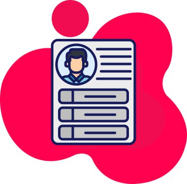 Bir kitap simgesinin vektör illüstrasyonu