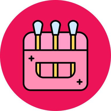 fırça. Web simgesi basit illüstrasyon