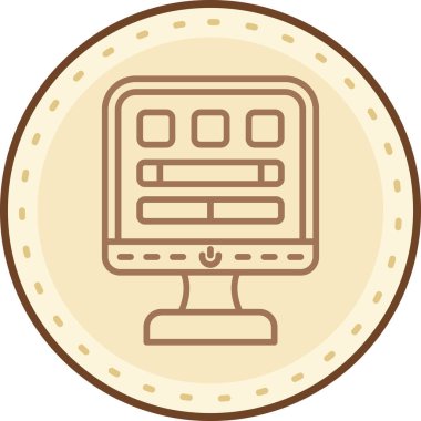 kahve makinesi simgesini, vektör çizim