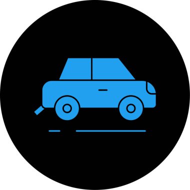 Proje ve proje için vektör otomobil simgesi