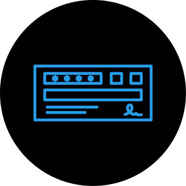 Eşsiz tarayıcı pencere vektör simgesi