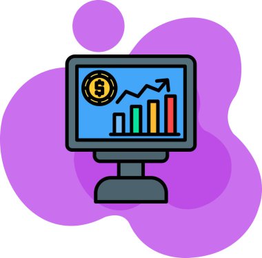 iş analiz çizelgesi simgesi