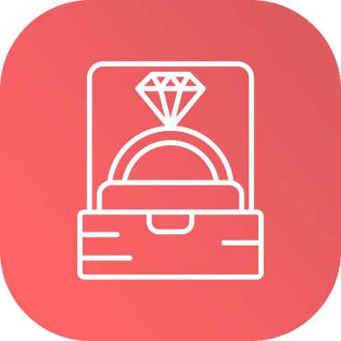 Elmas simgesi vektör illüstrasyonu