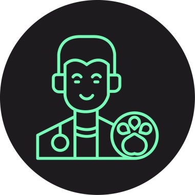 vektör doktor simgesi illüstrasyonu