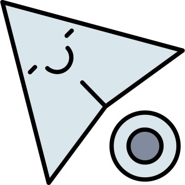 Bir karikatür kağıdının vektör çizimi