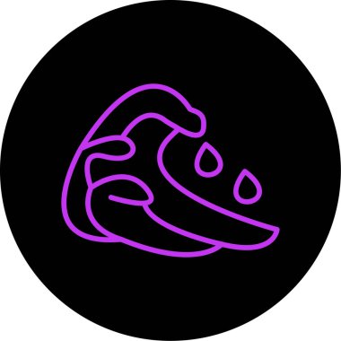 Gıda simgesinin vektör illüstrasyonu