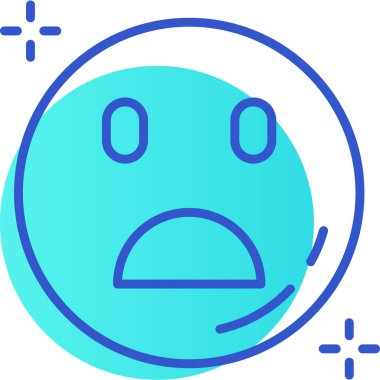 emoji. Web simgesi basit illüstrasyon