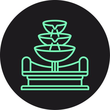 güzel çaydanlık çizgisi vektör simgesi