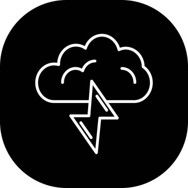 vektör Bulut simgesi illüstrasyonu