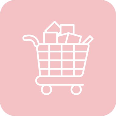 Araba ikonu. vektör illüstrasyonu