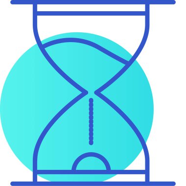 kum saati modern simgesi, illüstrasyon