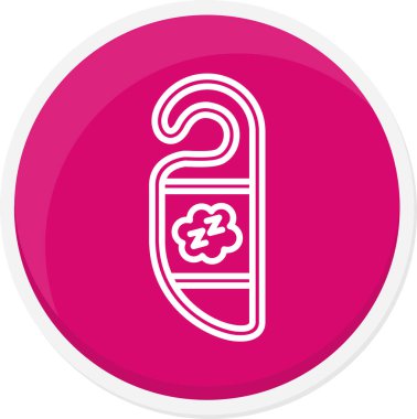 Bir b eksikliği simgesinin vektör çizimi