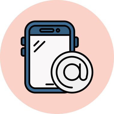 - Telefon. Web simgesi basit illüstrasyon