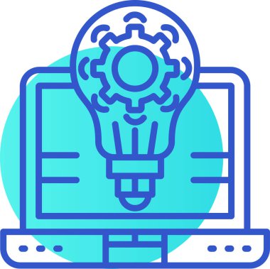 Modern simgenin vektör illüstrasyonu