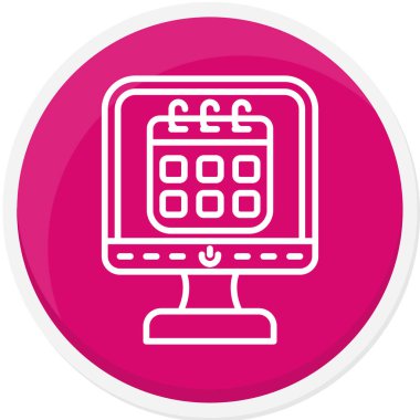 Hesap makinesi. Web simgesi basit bir illüstrasyon. hesap makinesi vektörü