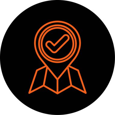 işaretleme vektör simgesini kontrol et