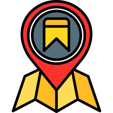 konum navigasyon pin simgesi