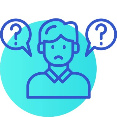 Moda Biçimli Avatar Simgesi İzole Arkaplan