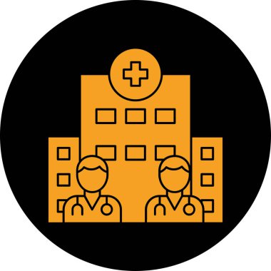 Hastane Simgesi Vektör İllüstrasyonu