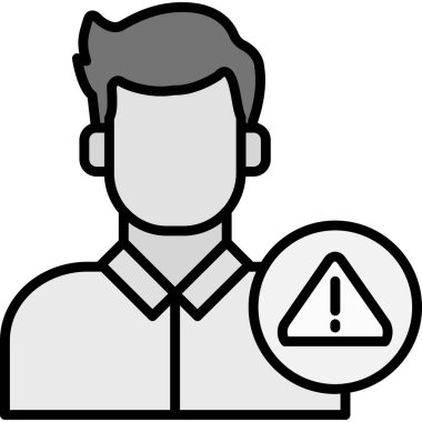 İnsan simgesinin vektör illüstrasyonu