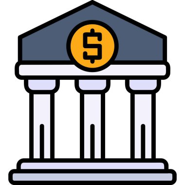 Banka binası. Basit tasarım