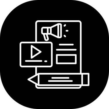 video oynatıcı simgesi, vektör illüstrasyonu