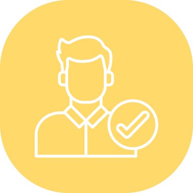 modaya uygun arka plan grubunda kullanıcı simgesi