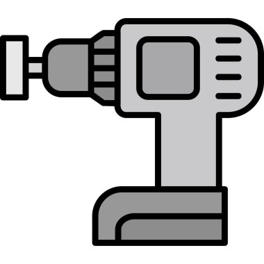 tornavida ikonu vektör çizimi