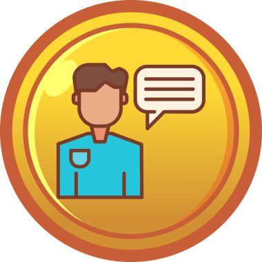 iş simgesi vektör illüstrasyonu