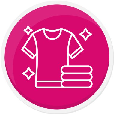 Modern kıyafet simgesinin vektör illüstrasyonu