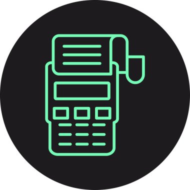 belge simgesi, vektör illüstrasyonu basit tasarım