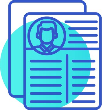 Takım elbiseli bir adamın vektör çizimi