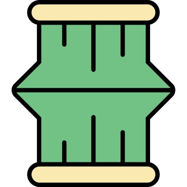 Kaktüs. Web simgesi basit illüstrasyon