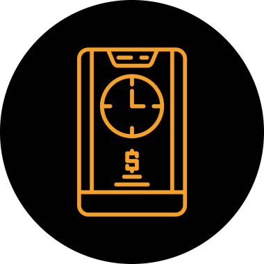 Telefon simgesi vektör illüstrasyonu