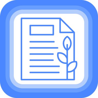 Bitki. Web simgesi basit illüstrasyon