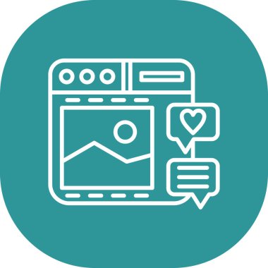 seo modern simgesinin vektör illüstrasyonu