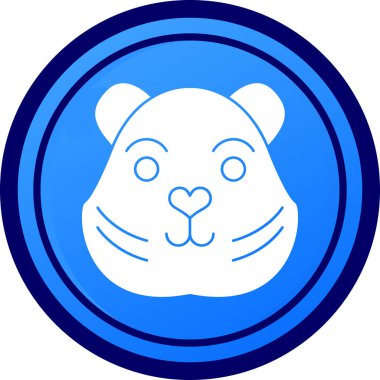 panda web simgesi, basit illüstrasyon