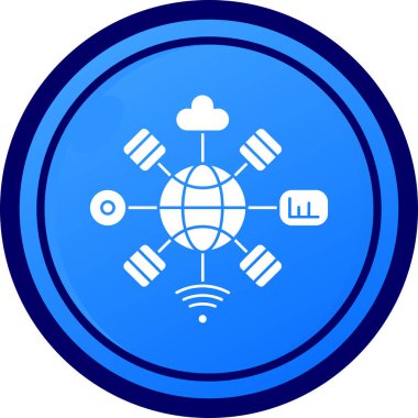 Bulut hesaplama. Web simgesi