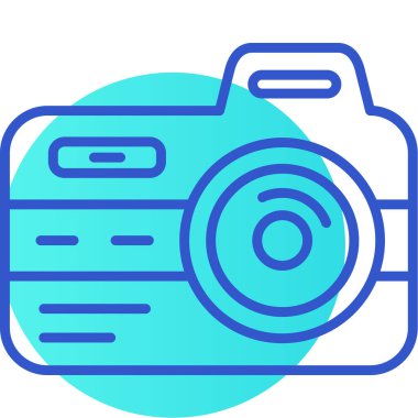 Kamera. Web simgesi basit tasarım