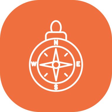 Pusula simgesinin vektör illüstrasyonu