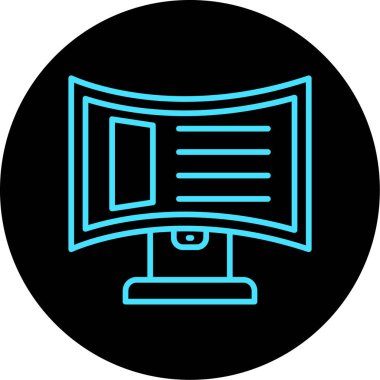 seo modern simgesinin vektör illüstrasyonu