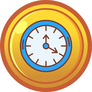 Mavi oklu bir pusulanın vektör çizimi