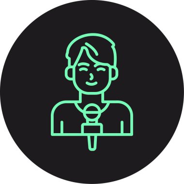 Sakallı bir adamın vektör çizimi