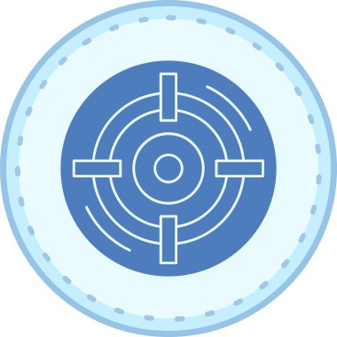 Modern bir simgenin vektör illüstrasyonu