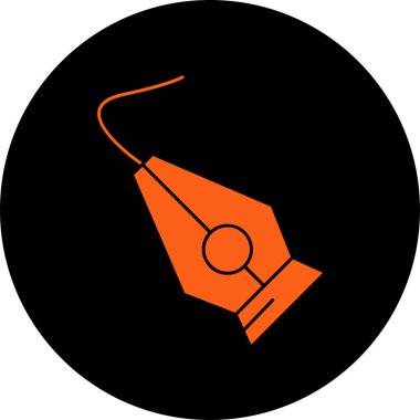 Balık oltası vektör simgesi. Web tasarımı için illüstrasyon tasarımı.