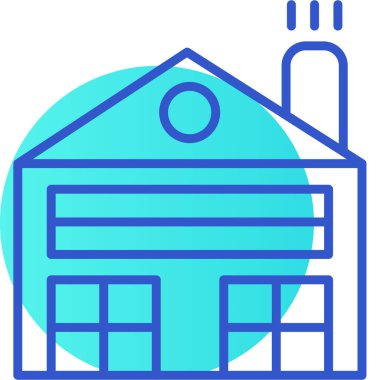 Bina. Web simgesi basit tasarım